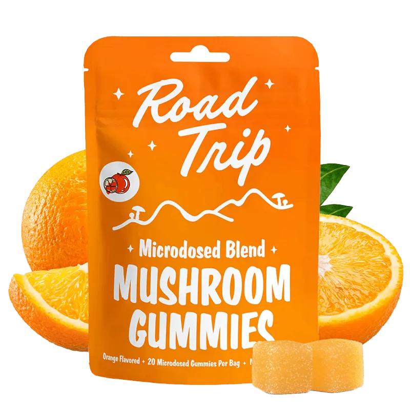 Day Trip - Mushroom Gummies - MICRODOSED - Orange - 20 Count Pouch