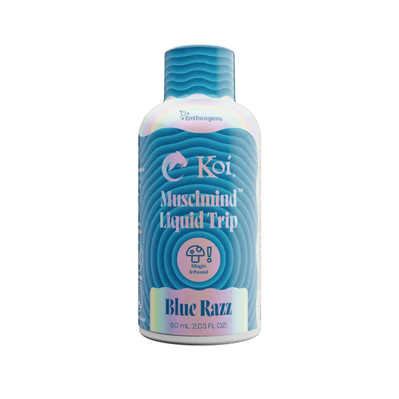 Koi CBD - Mushroom Drink - MusicMind - Blue Razz - 15mg