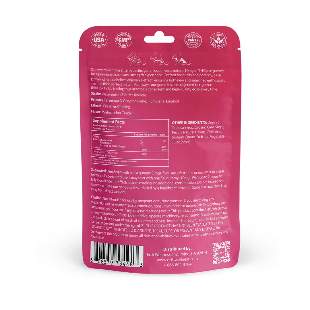 Delta 9 Gummies with Strain-Specific Terpenes - Erth Wellness - Image 6
