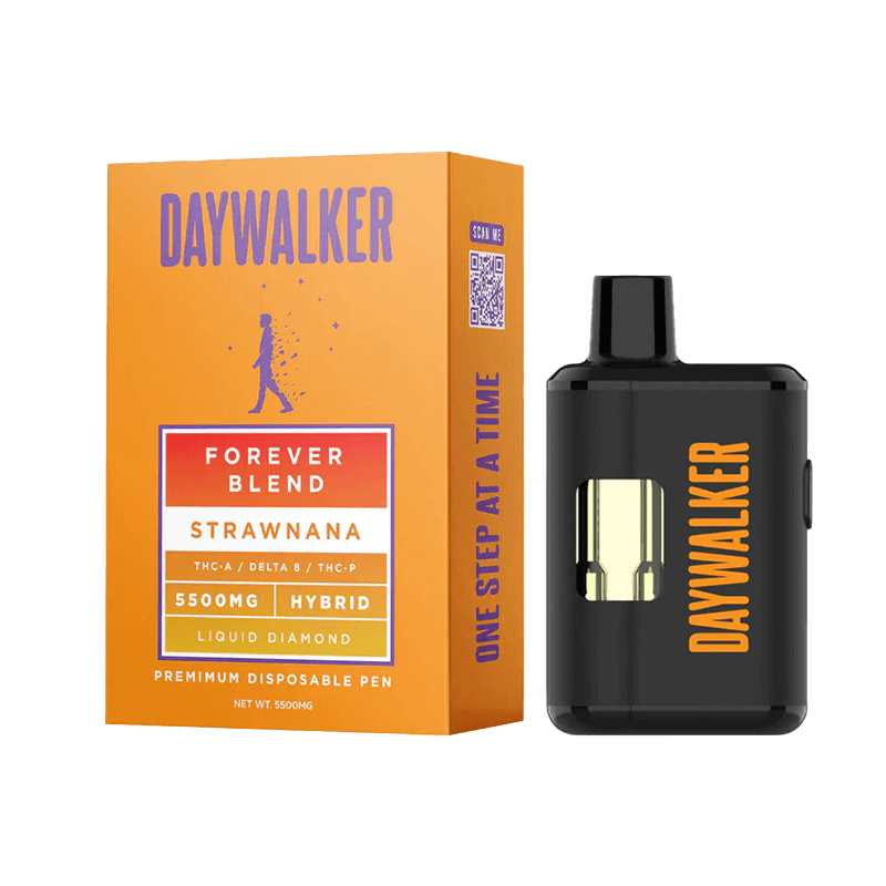 Daywalker - THC-A Delta 8 THC-P Vape Pen - Strawnana (Hybrid) - 5.5g