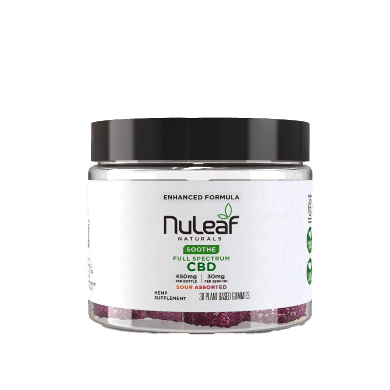 NuLeaf Naturals - CBD Gummies - Sour Assorted - 30ct - 450mg