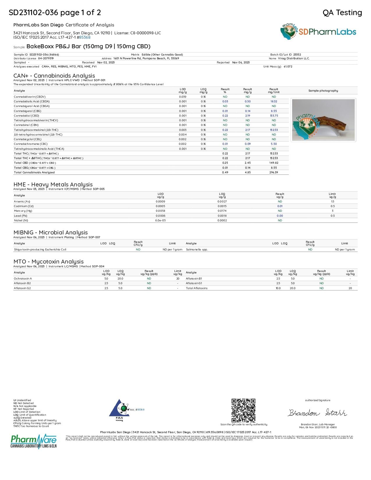 Bake Boxx Delta 9 Cookie Bar 300 MG - Image 11