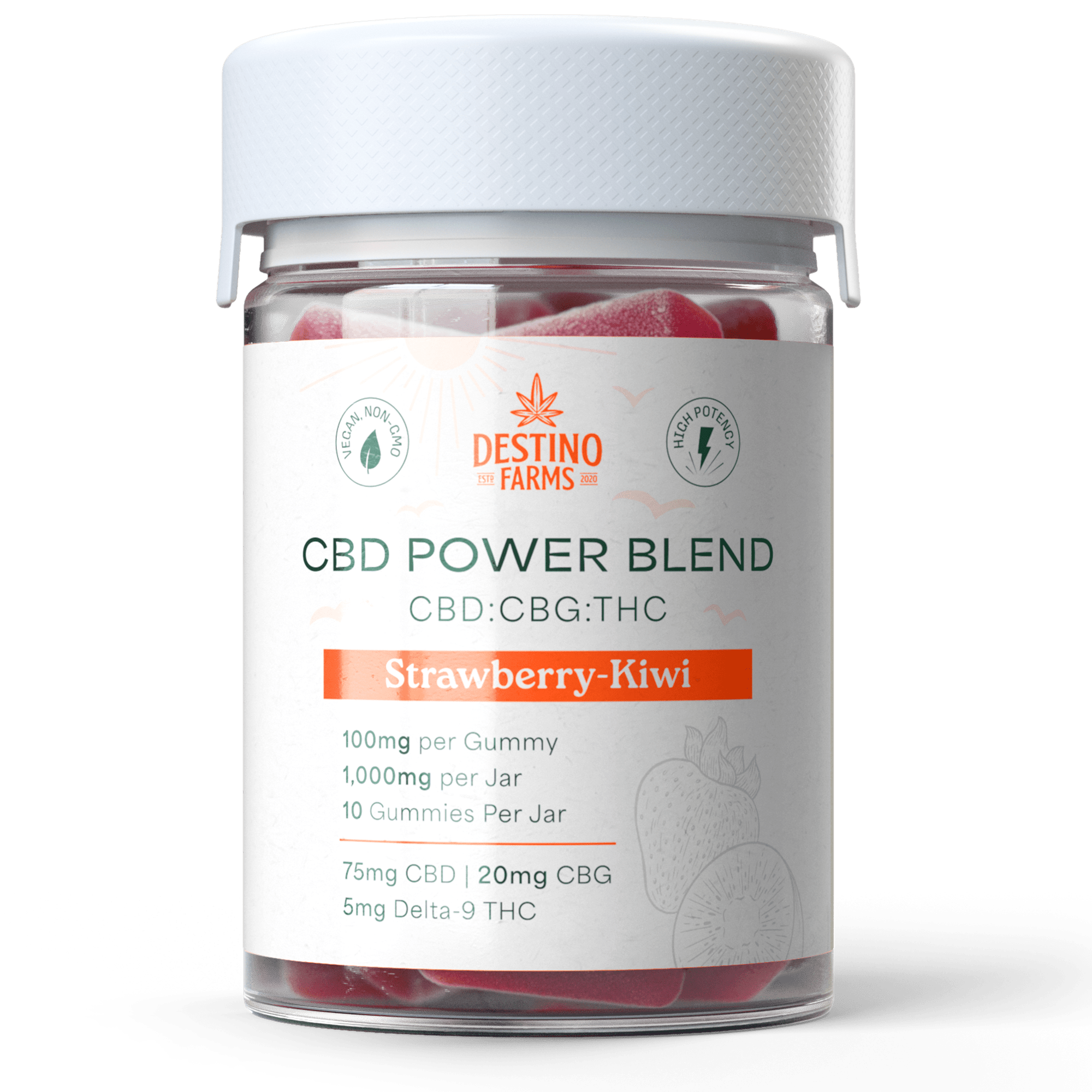 Destino Farms CBD Power Blend Gummies 630mg - Image 5
