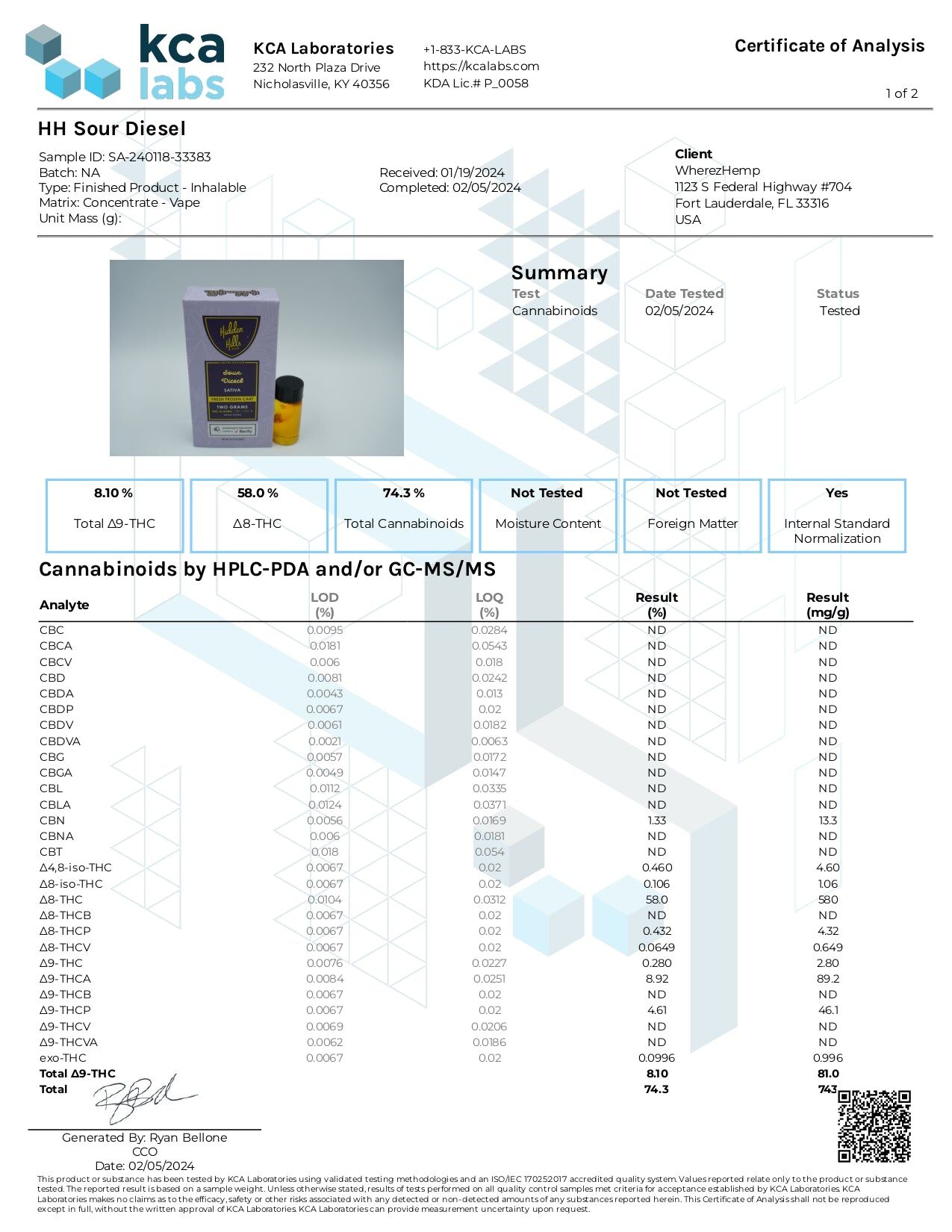 Hidden Hills Fresh Frozen Cart - 2g Cartridge Heady Blend - Image 5