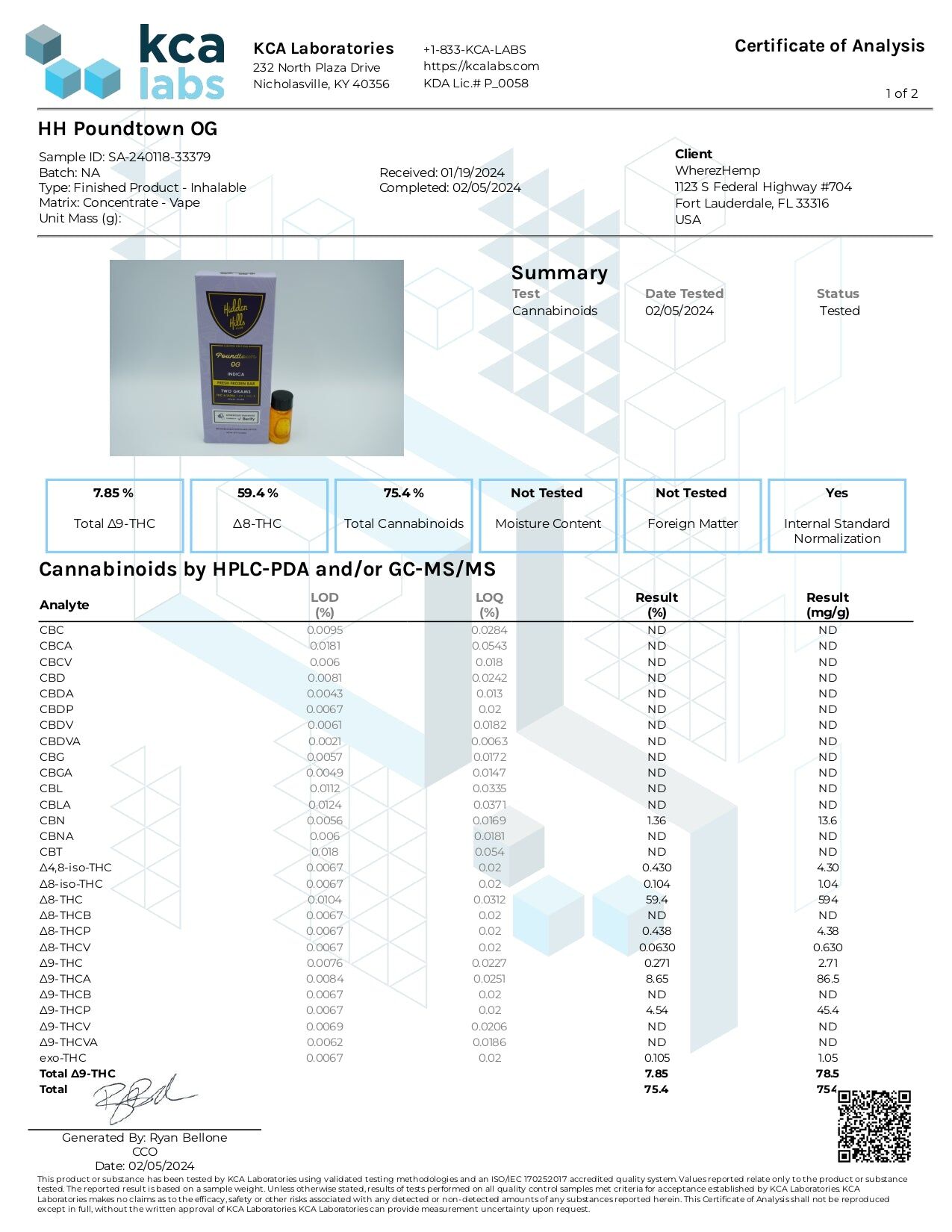 Hidden Hills Fresh Frozen Bar Disposable - 2g Heady Blend - Image 11