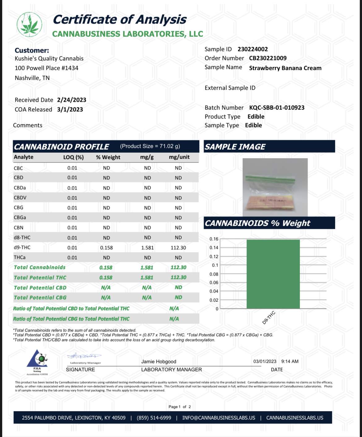 Kushies QC - THC Chocolate Bars -100mg - Image 23