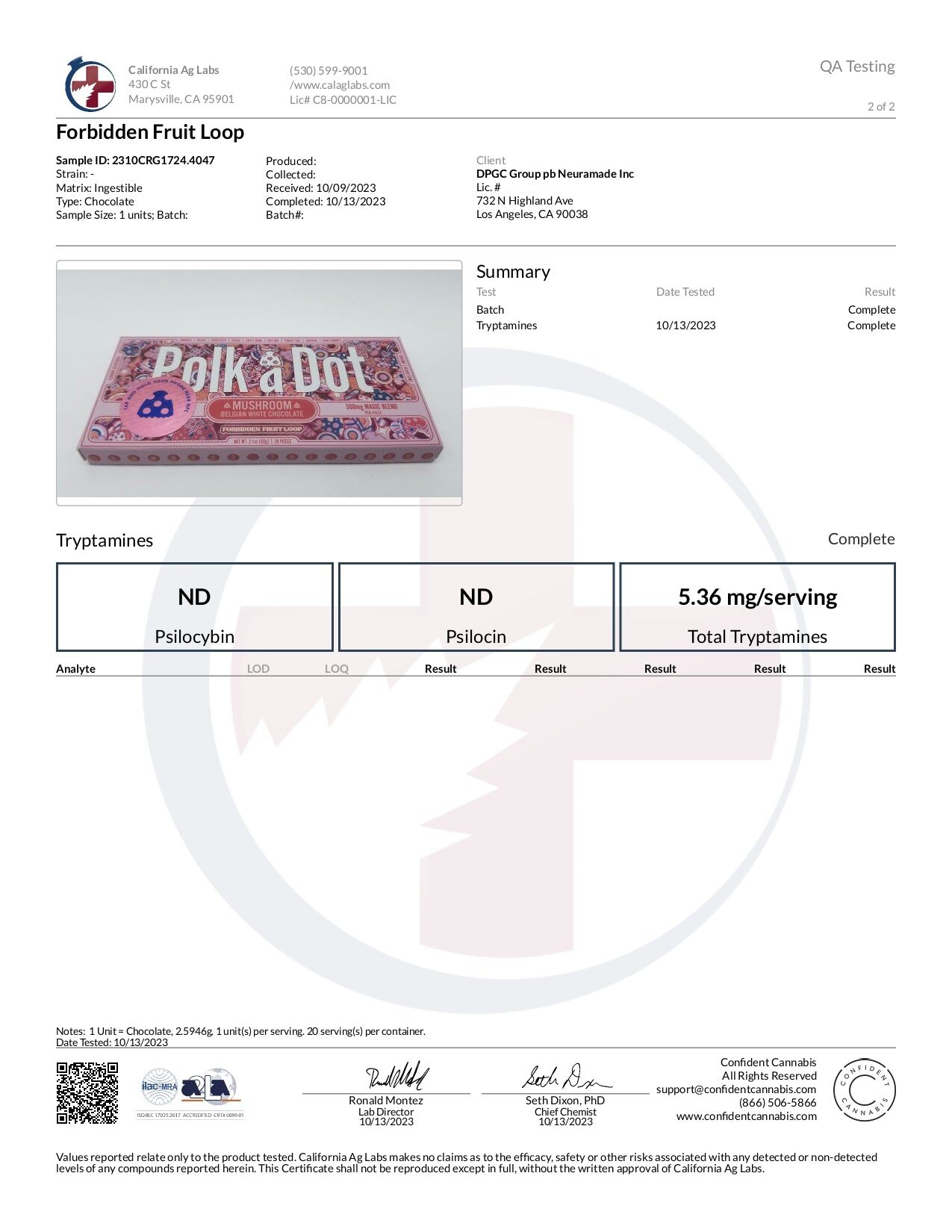 Polk A Dot Mushroom Blend Chocolate Bar | 10,000mg - Image 18