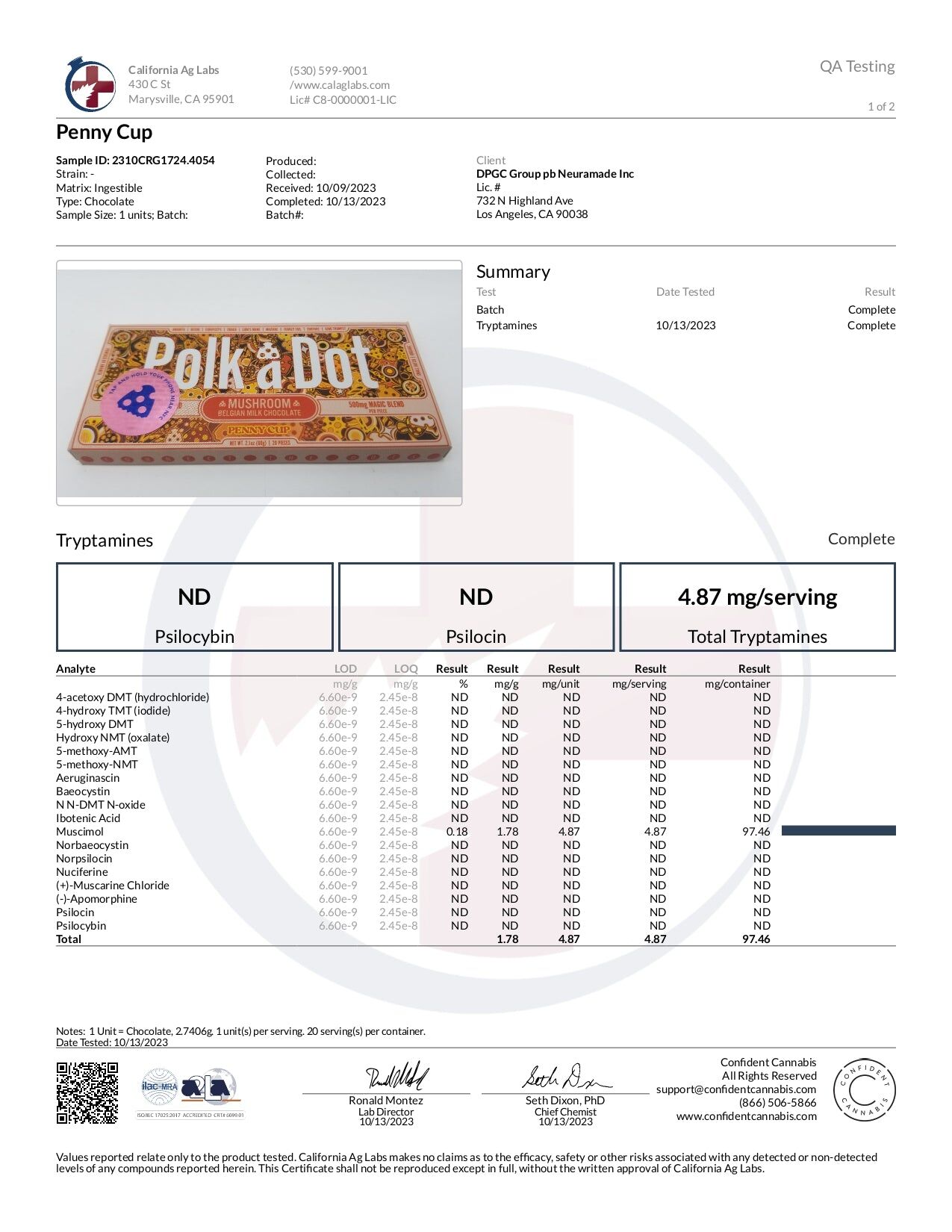 Polk A Dot Mushroom Blend Chocolate Bar | 10,000mg - Image 19