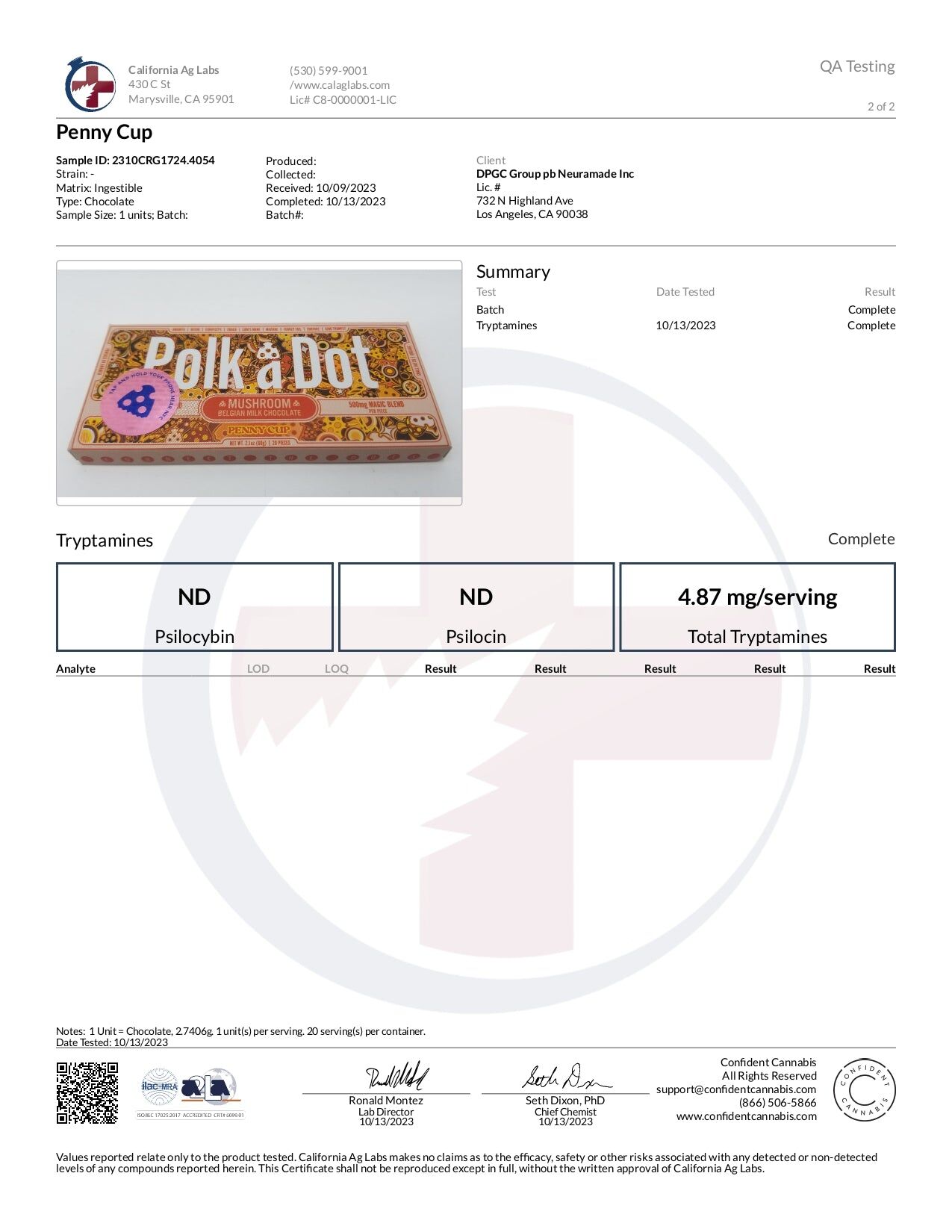 Polk A Dot Mushroom Blend Chocolate Bar | 10,000mg - Image 20