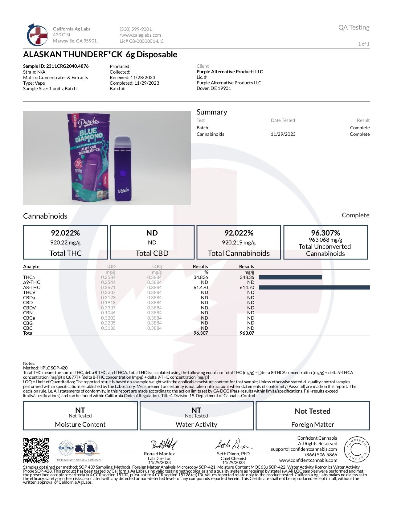 Purple Organics Blue Diamond Disposable BLUE LOTUS + THCA DIAMOND - 6 Grams - Image 9