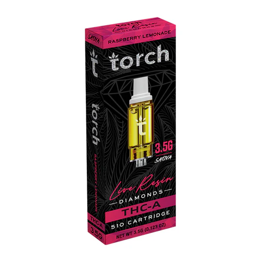 Torch Live Resin Diamonds THC-A Cartridge | 3.5g - Image 10
