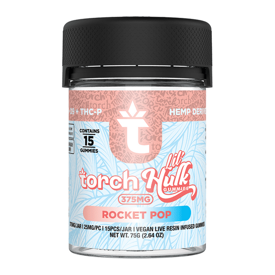 Torch Lil Hulk Gummies 375mg - Rocket Pop