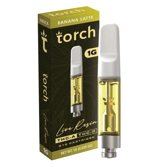 Torch Live Resin THC-A + THC-P 1G Cartridge