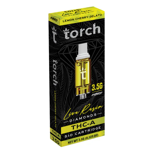 Torch Live Resin Diamonds THC-A Cartridge | 3.5g - Image 11