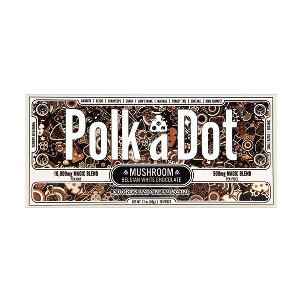 Polk A Dot Mushroom Blend Chocolate Bar | 10,000mg - Image 2