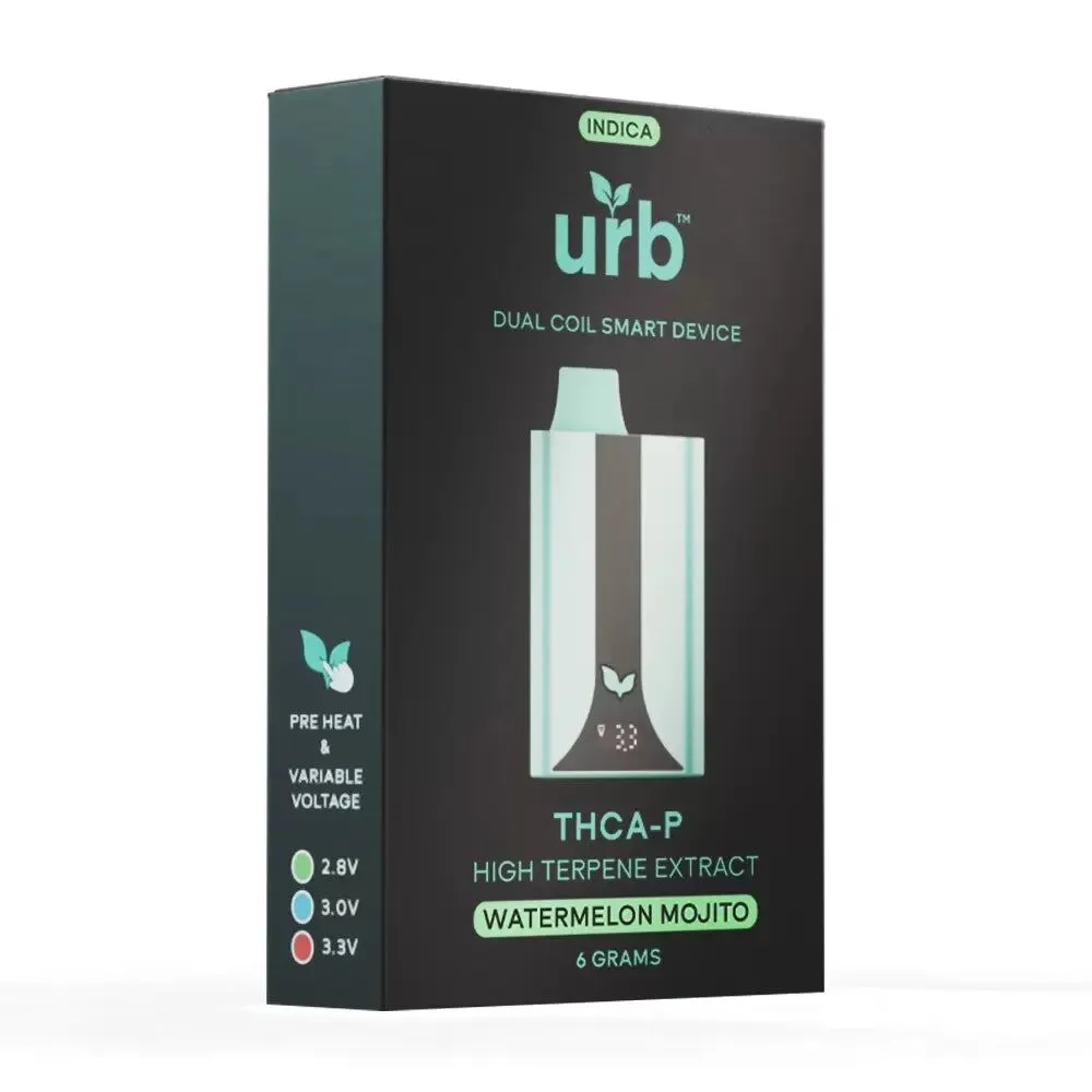 Urb Smart Device THCA-P Disposable 6ML - Watermelon Mojito