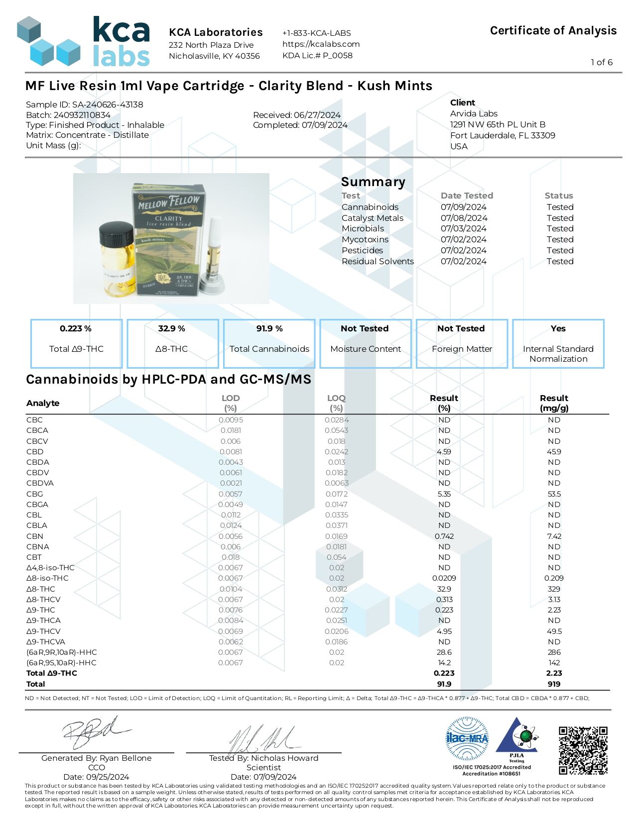 Mellow Fellow Live Resin 1mL Vape Cartridge - Image 24