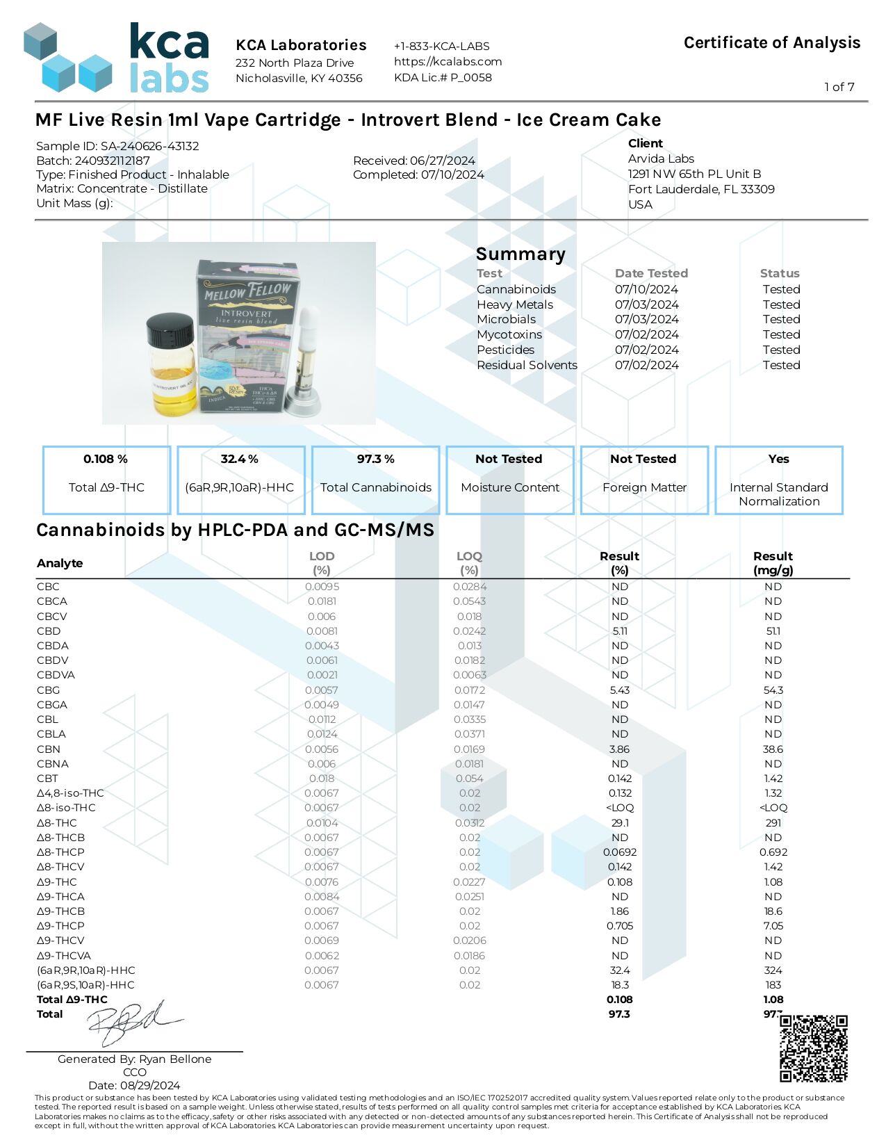 Mellow Fellow Live Resin 1mL Vape Cartridge - Image 11