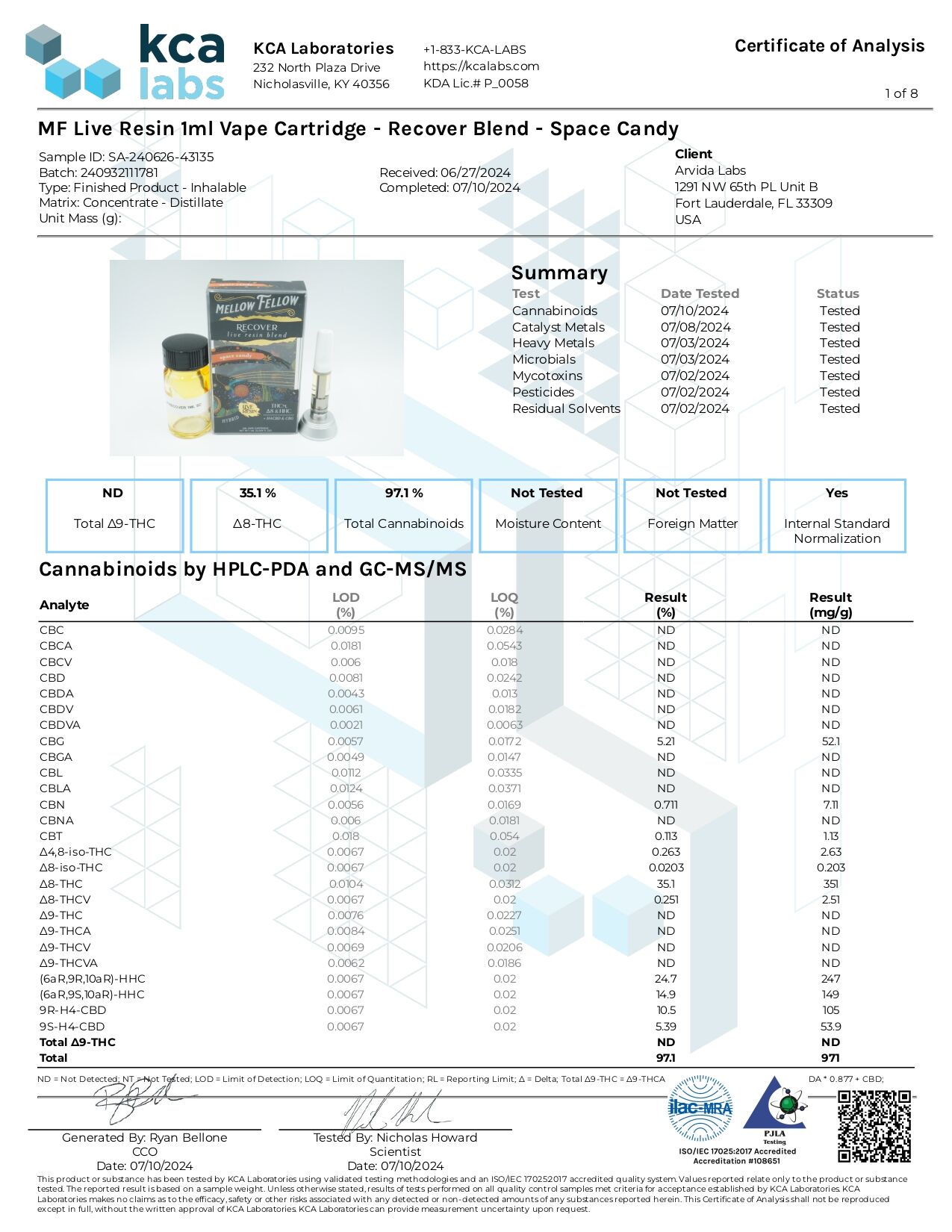 Mellow Fellow Live Resin 1mL Vape Cartridge - Image 30