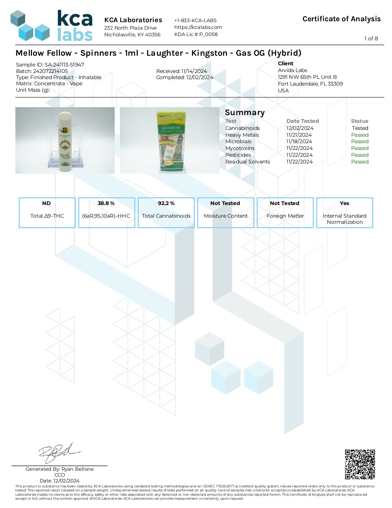 Mellow Fellow Terp Sauce 1mL Disposable Vapes 360° Spinner Device - Image 25