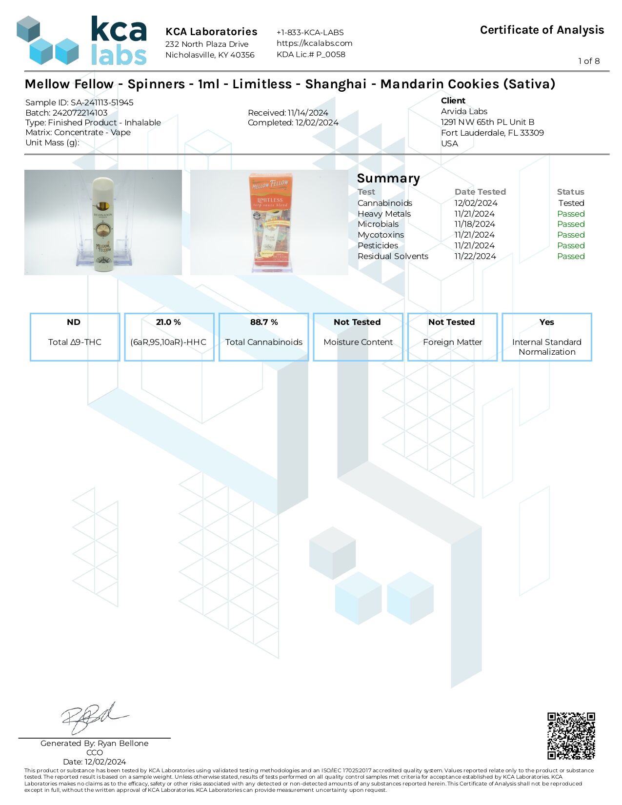 Mellow Fellow Terp Sauce 1mL Disposable Vapes 360° Spinner Device - Image 17