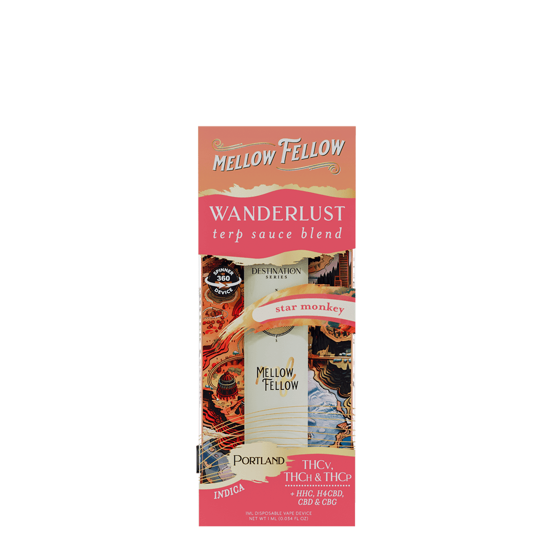 Mellow Fellow Terp Sauce 1mL Disposable Vapes 360° Spinner Device - Image 6