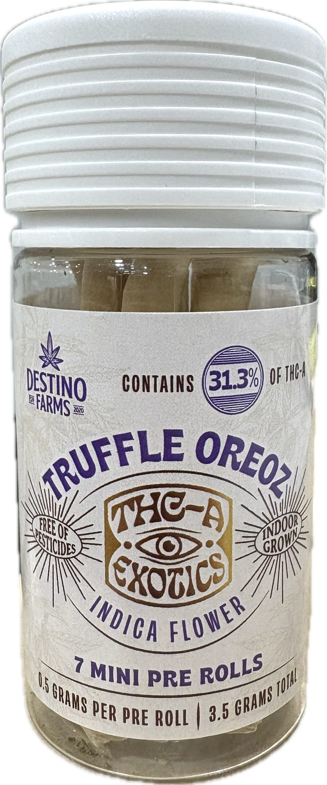 Destino Farms THCA Mini Pre Rolls 3.5G - Image 4