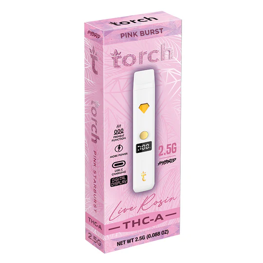 Torch THC-A Live Rosin Disposable | 2.5g - Image 5