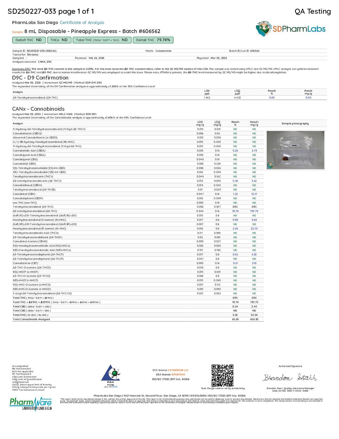 Shroomz THC Live Resin Magic Mushroom Blend Disposable 8g - Image 9