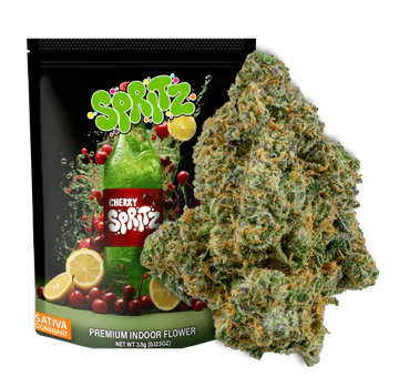 Sluggers Spritz Premium Terp Infused Indoor THC-A Flower 3.5G cherry spritz