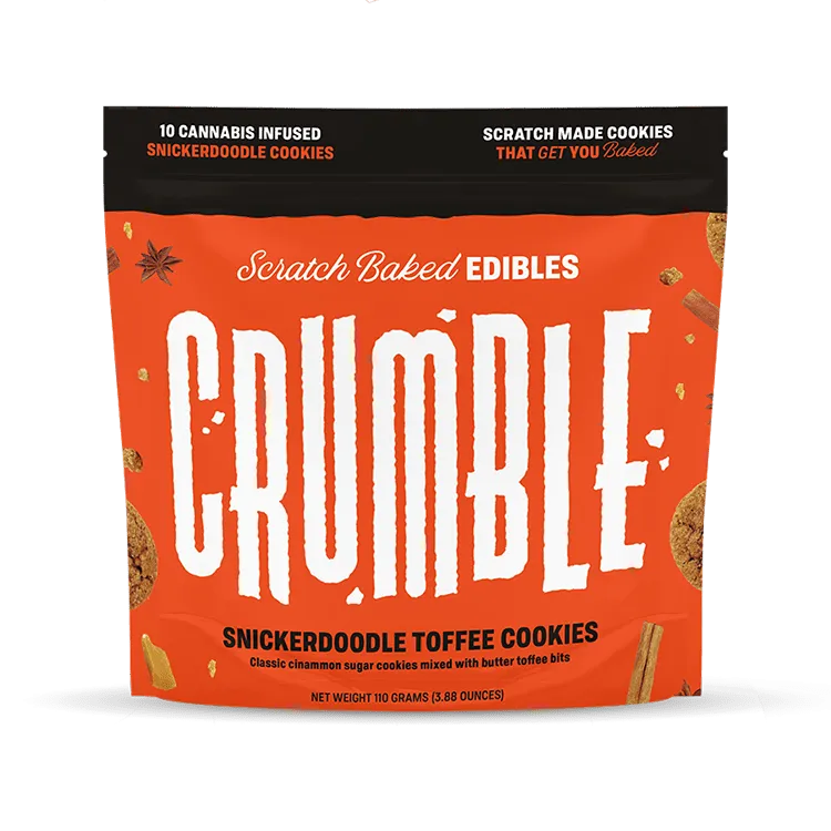 Crumble Cookies 100mg Snickerdoodle Toffee