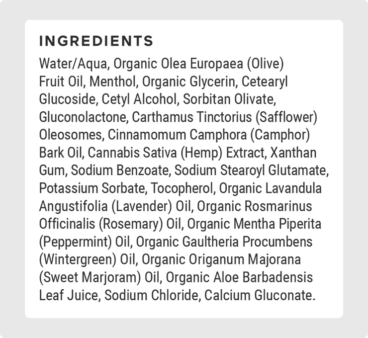 Joy Organics Broad Spectrum CBD Sports Cream 1000mg