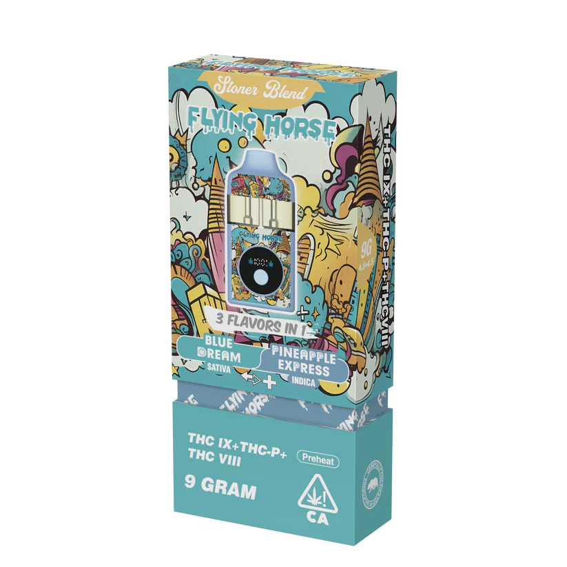 Flying Horse Stoner Blend 3-in-1 Disposable Vape - 9g - Image 4