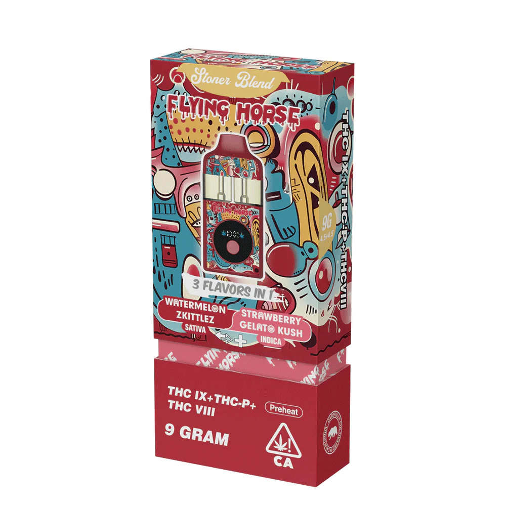 Flying Horse Stoner Blend 3-in-1 Disposable Vape - 9g - Image 8
