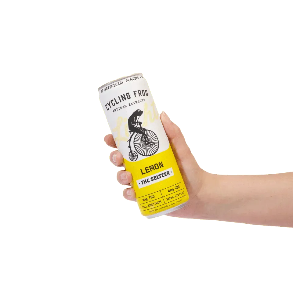 Cycling Frog THC Seltzer 2mg Thc - 4mg Cbd
