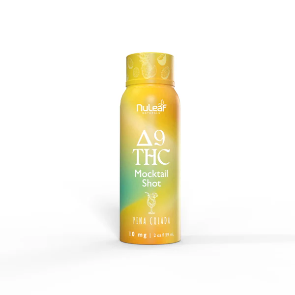 NuLeaf D9 THC Mocktail Shots 10mg Pina Colada