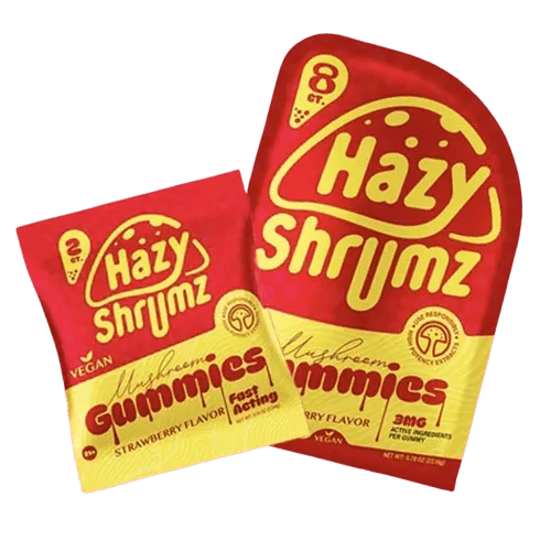 Hazy Shrumz Vegan Mushroom Gummies 8CT