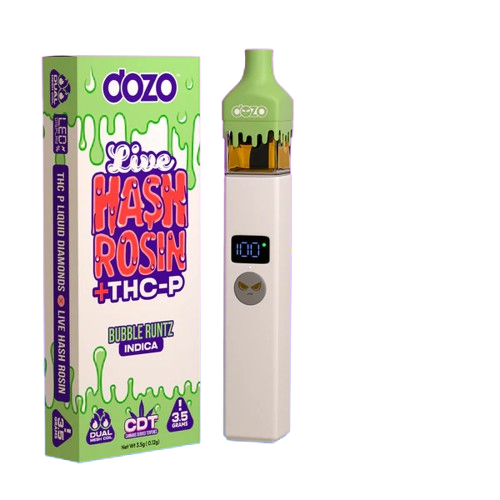 Dozo_Live_Hash_Rosin_THC-P_3.5g_Disposable_Vape_Bubble_Runtz