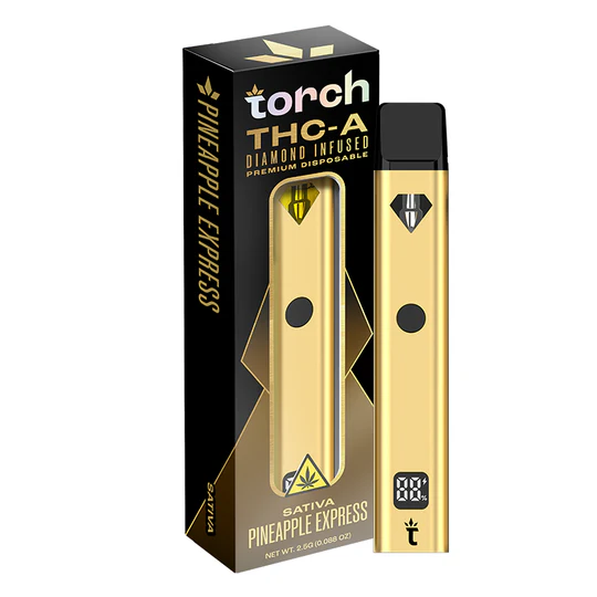 Torch 2.5G Pineapple Express THC-A Diamond disposable vape – Sativa