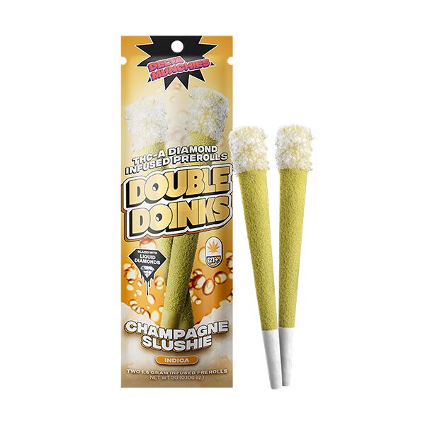 Delta Munchies 2g THCA Diamond Double Doinks – Champagne Slushie