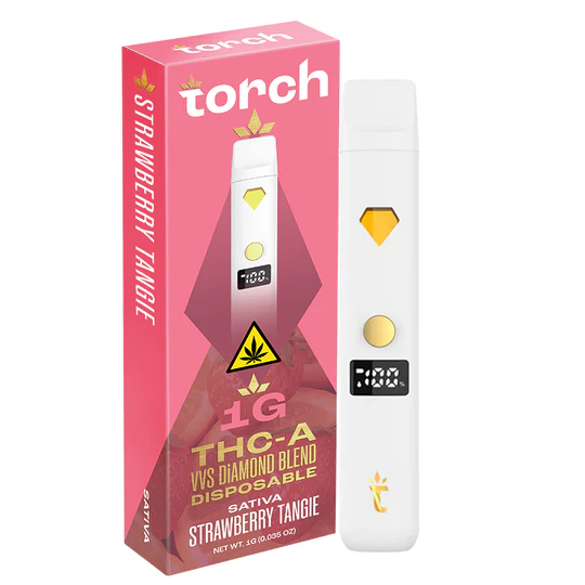 Torch – THC-A VVS Diamond Blend Disposable | 1G Strawberry Tangie