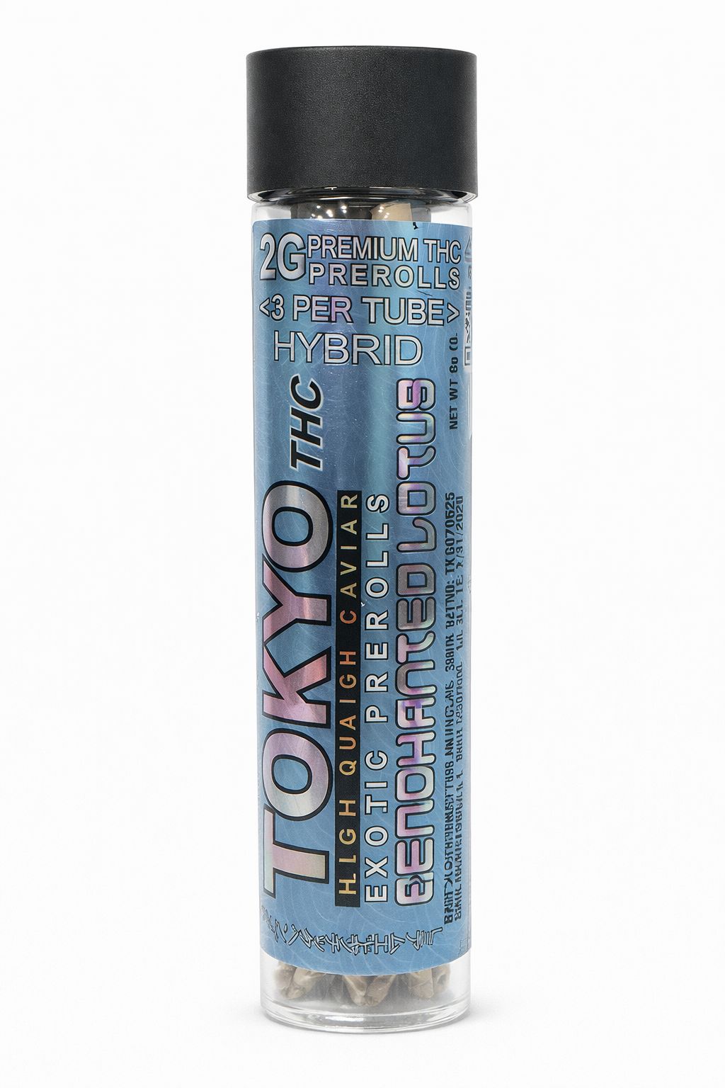 Tokyo THC High Quality Caviar Exotic Prerolls 2g (3ct) Enchated Lotus