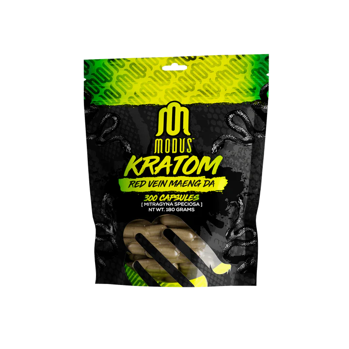 Modus Kratom Bulk Capsules Red Vein Maeng Da