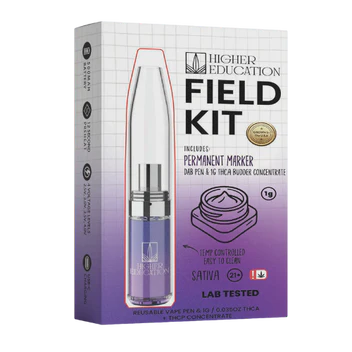 Higher Education Dab Field Kit 1G THCA Permanent Market Sativa