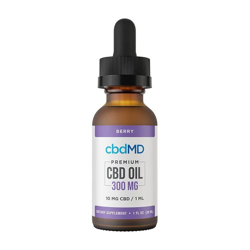 cbdMD - CBD Tincture - Broad Spectrum Berry - 300mg