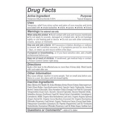 cbdMD - CBD Topical - Recover Pump - 3000mg - Label