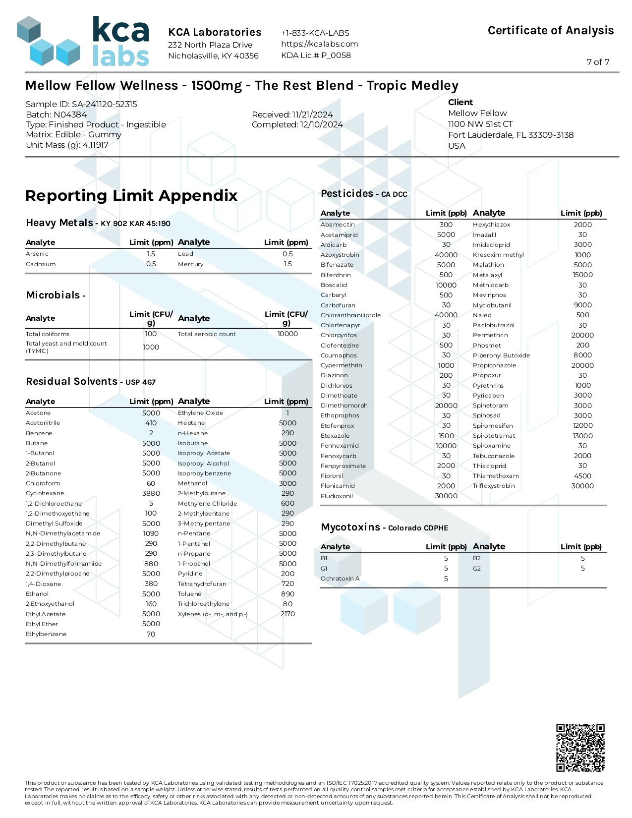 Mellow Fellow Wellness Gummies 30ct Gummies - Image 3