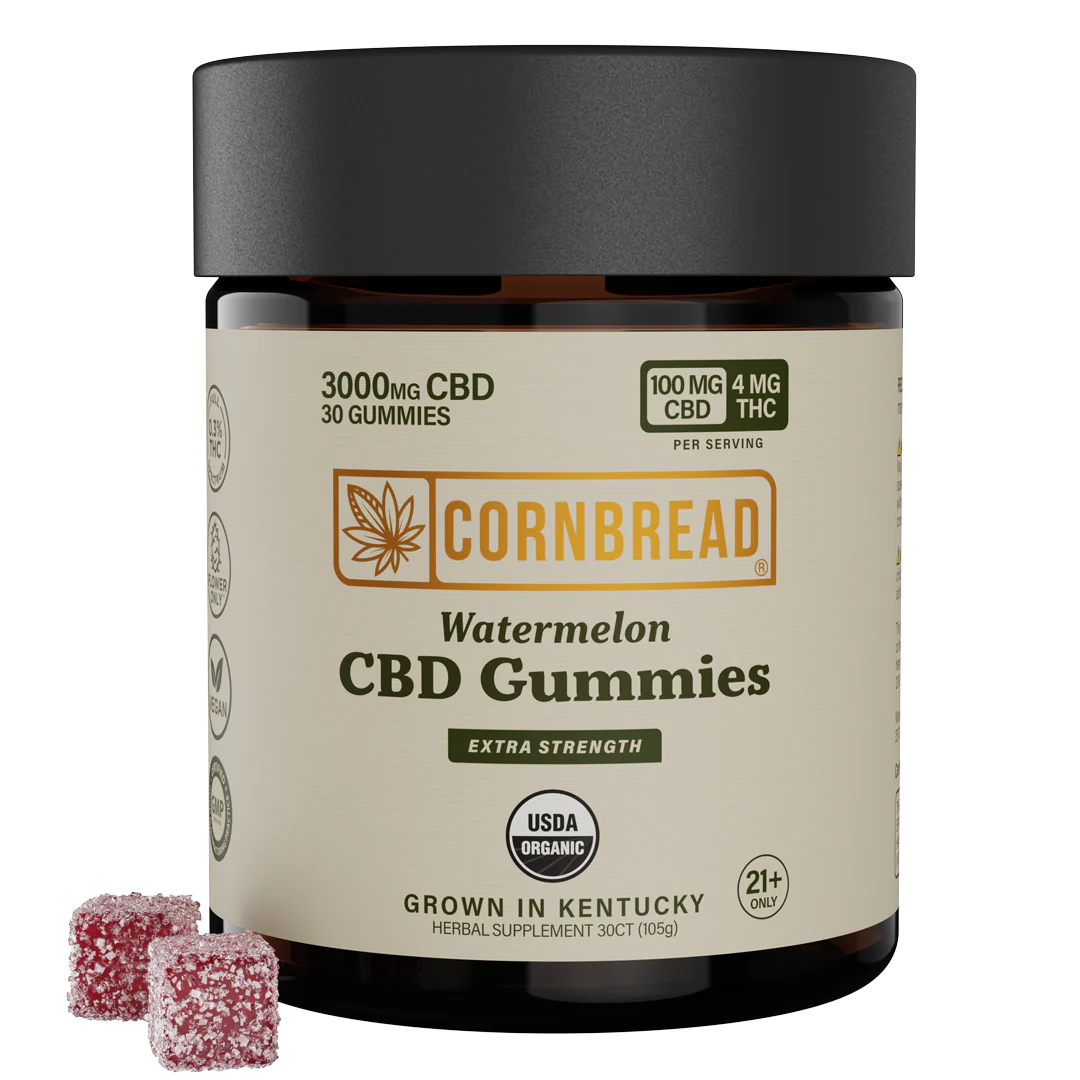 Cornbread Watermelon CBD Gummies 3000mg