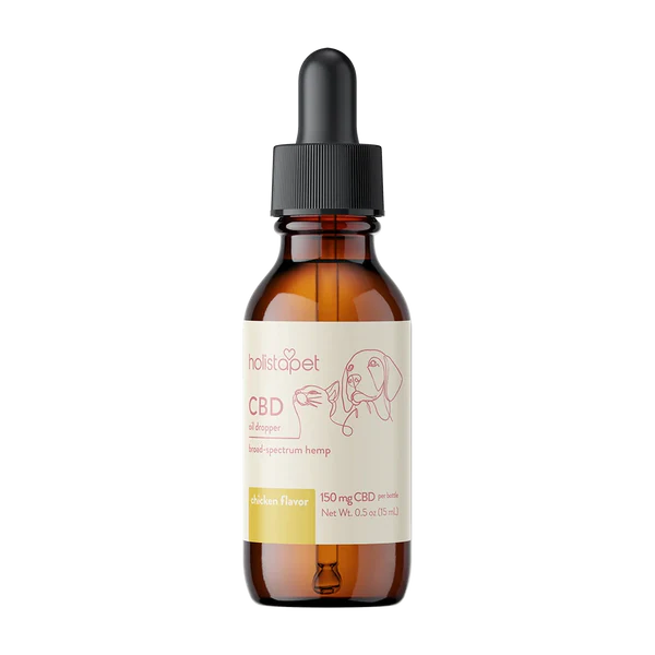 Holistapet CBD Oil For Dogs - Chicken Flavored 150mg