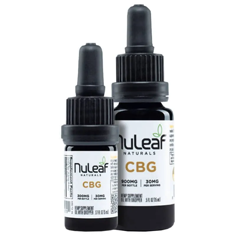 CBG Oil Tincture - NuLeaf Naturals